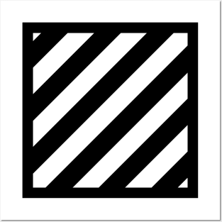 Black and White Stripes Posters and Art